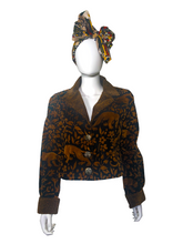 Load image into Gallery viewer, Forrest Animals Cropped Jacket