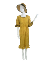 Load image into Gallery viewer, Handmade Yellow Prairie dress