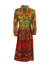 Load image into Gallery viewer, 1960s Floral Maxi Dress