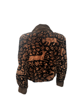 Load image into Gallery viewer, Forrest Animals Cropped Jacket