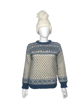 Load image into Gallery viewer, Hand knitted Norwegan Winter Sweater