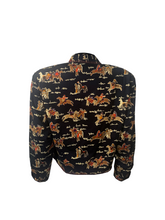 Load image into Gallery viewer, Cropped 80&#39;s Print Jacket