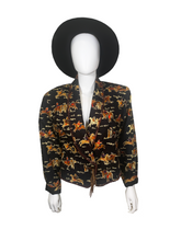 Load image into Gallery viewer, Cropped 80&#39;s Print Jacket